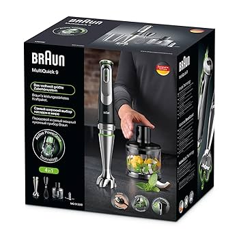 Braun MultiQuick 9 Hand Blender, Hand Mixer, XL Food